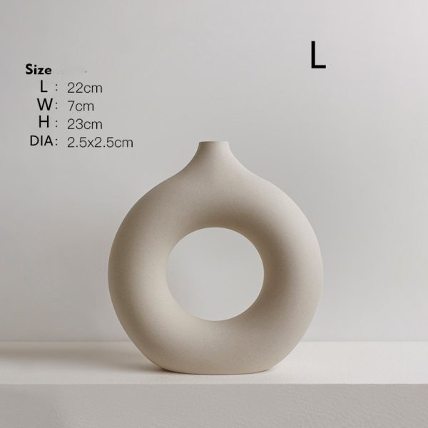 Nordic Vase Circular Hollow - Image 7