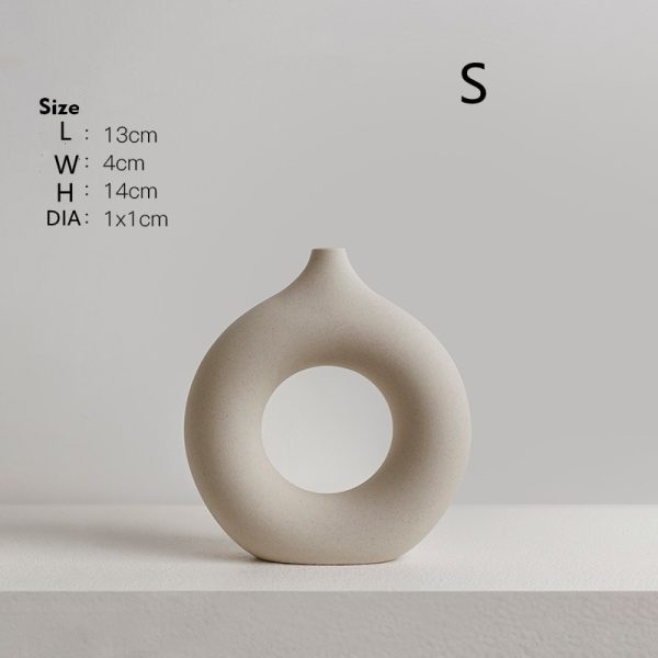 Nordic Vase Circular Hollow - Image 5