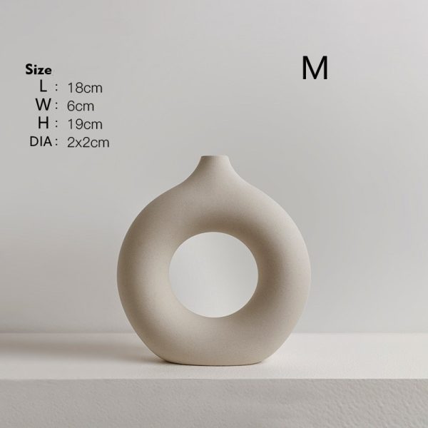 Nordic Vase Circular Hollow - Image 6